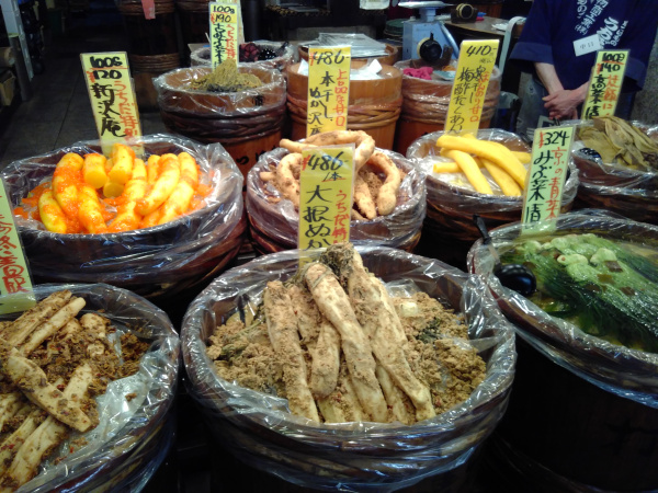 Piac Japánban – érdekes lesz a vacsora :) (fotó: Vadovics Edina ©)